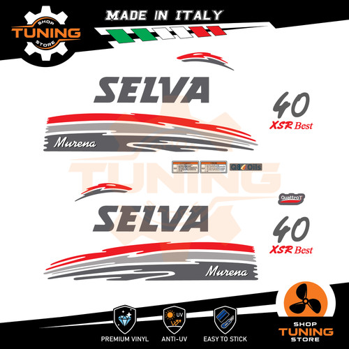 Kit adesivi motore marino - adesivi,